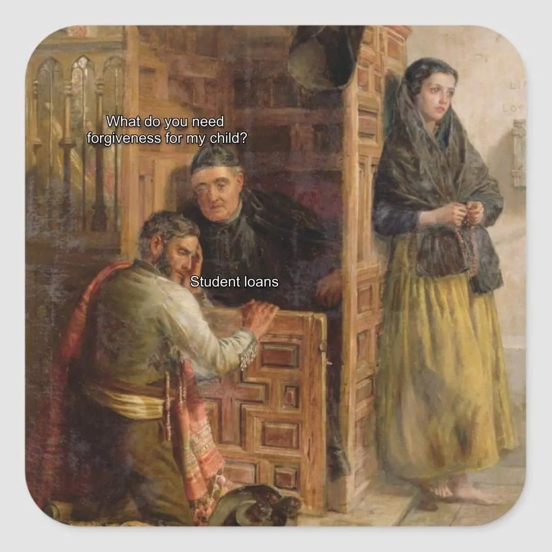 20 Hilarious Art Memes That Paint a Picture of Laughter 12 What do you need forgiveness for - Hilarious Art Memes