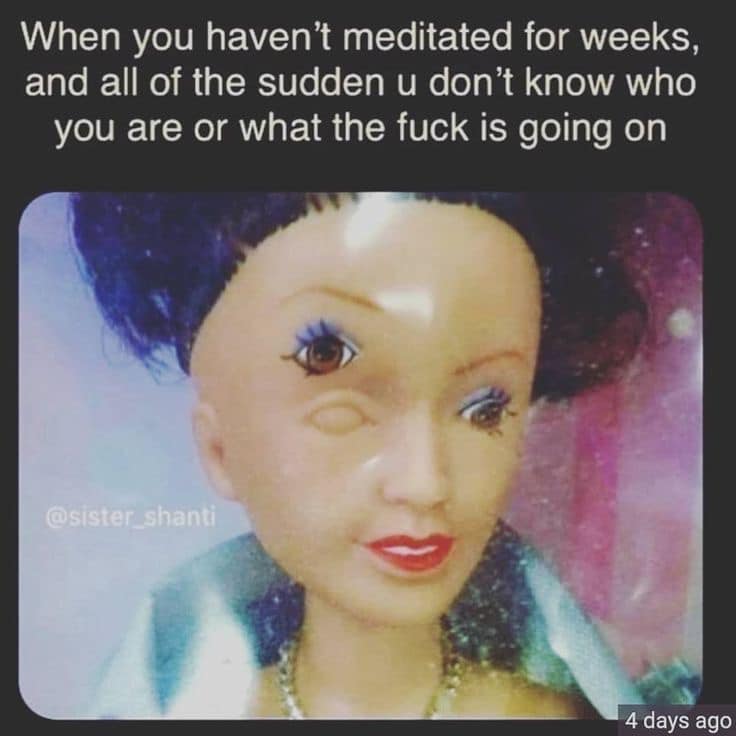 25 Totally Random Memes That Are Weirdly Relatable 19 When you hevnt meditated - Totally Random Memes