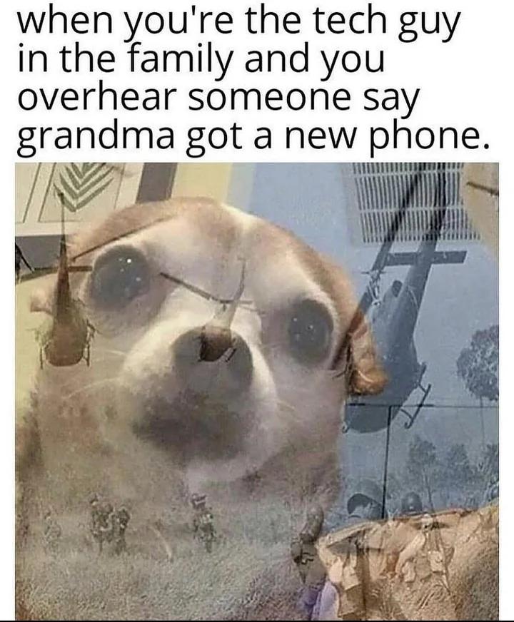 25 Funny Family Memes to Share in the Family Group Chat 19 When youre the tech guy