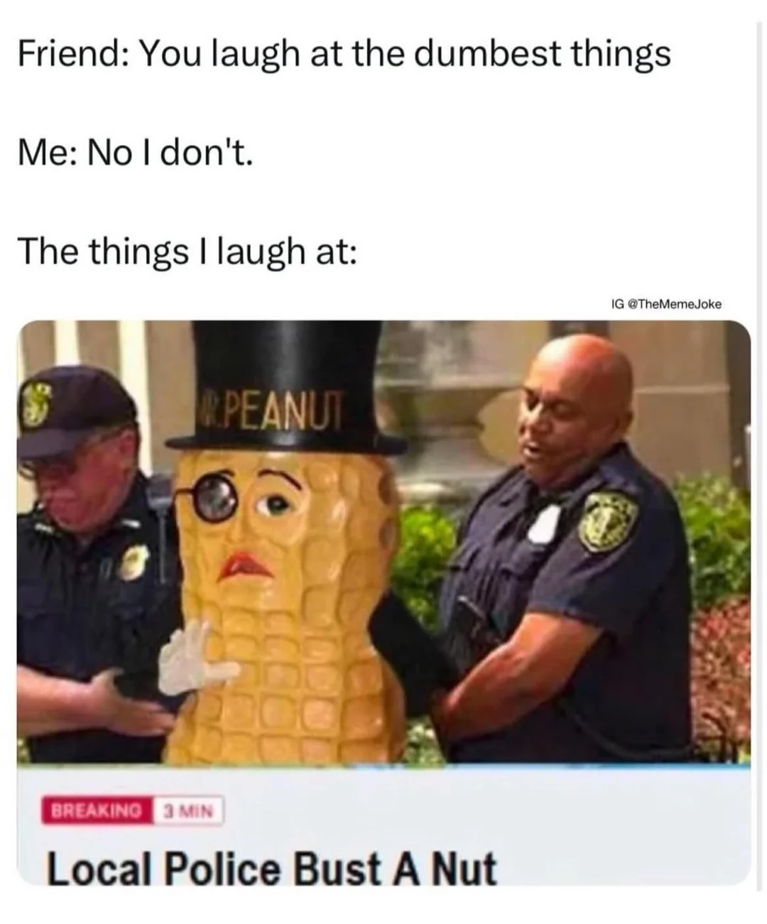 You laugh at dumbest thing