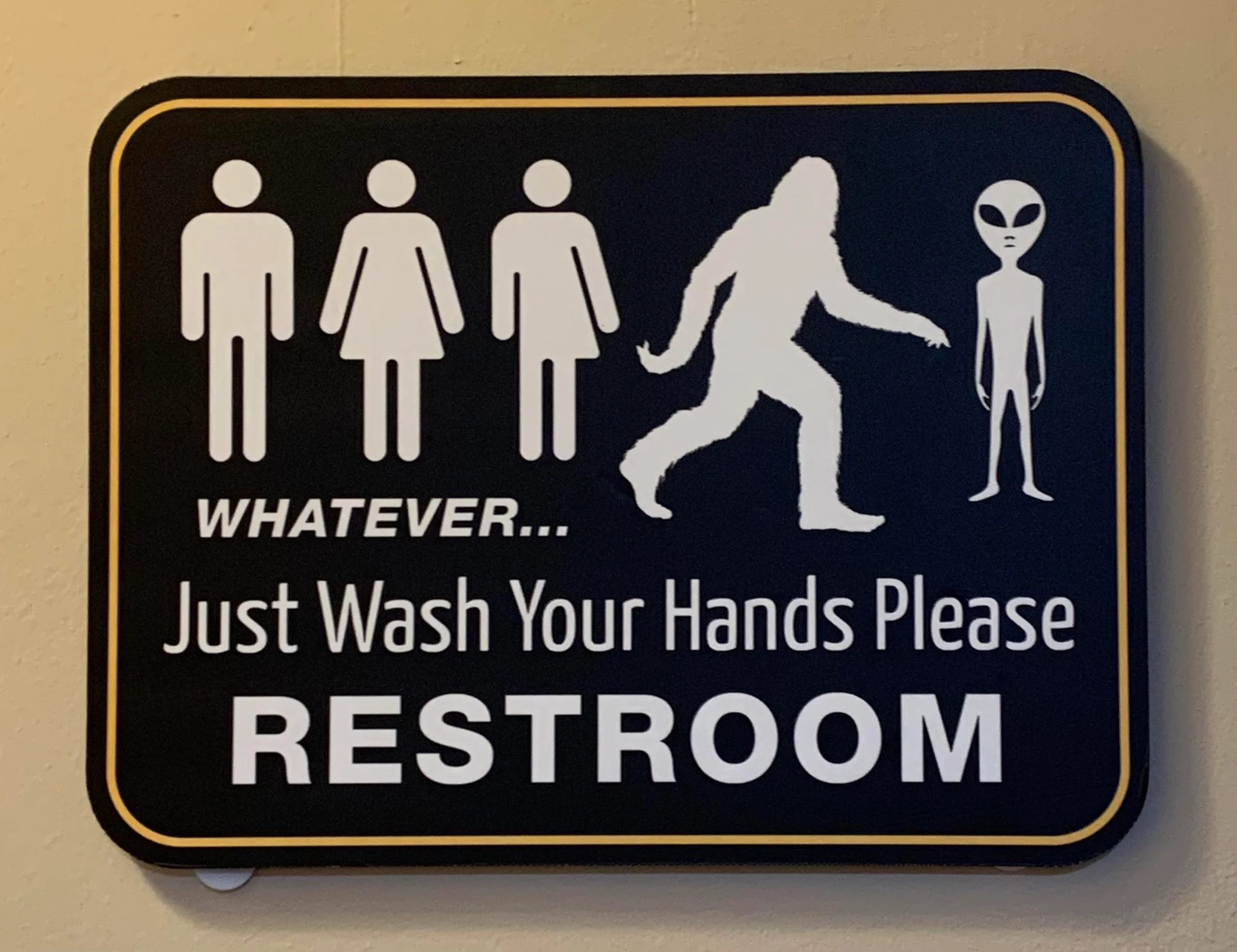 25 Times Bathroom Humor Turned Ordinary Bathrooms into Comedy Gold 21 bathroom sign at my local coffee shop