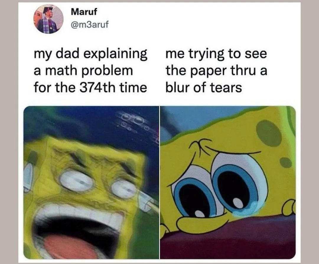 25 Funny Family Memes to Share in the Family Group Chat 1 explaining math problem - Funny Family Memes