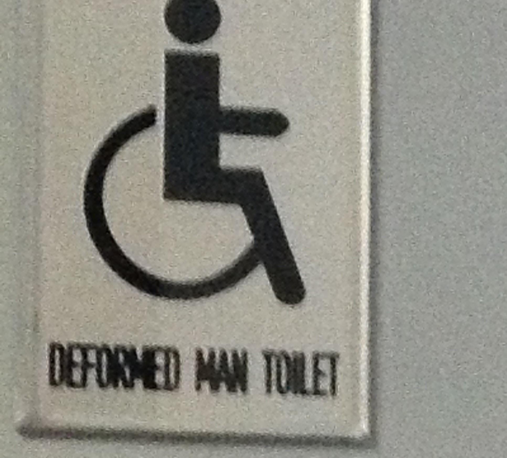 When English Goes Wrong: 25 Hilarious Examples of Bad English Memes 23 man toilet