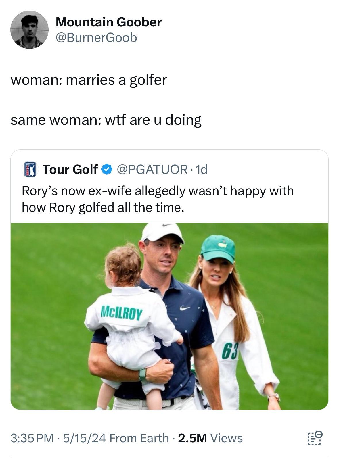 20 Fresh Tweets That Are Funnier Than a Cat in a Box 9 marries a golfer - Fresh Tweets
