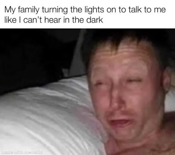 25 Funny Family Memes to Share in the Family Group Chat 12 my family turning the lights on - Funny Family Memes