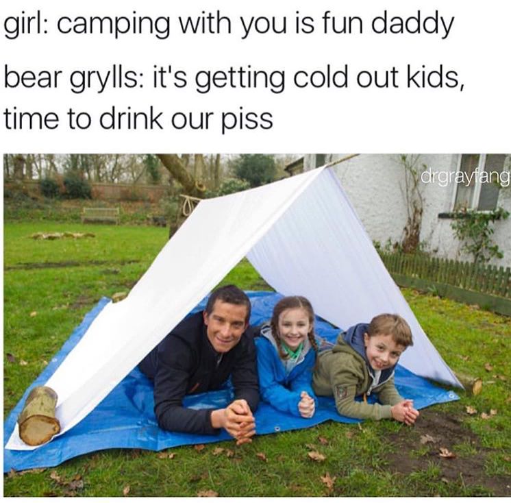 Camping with you is fun