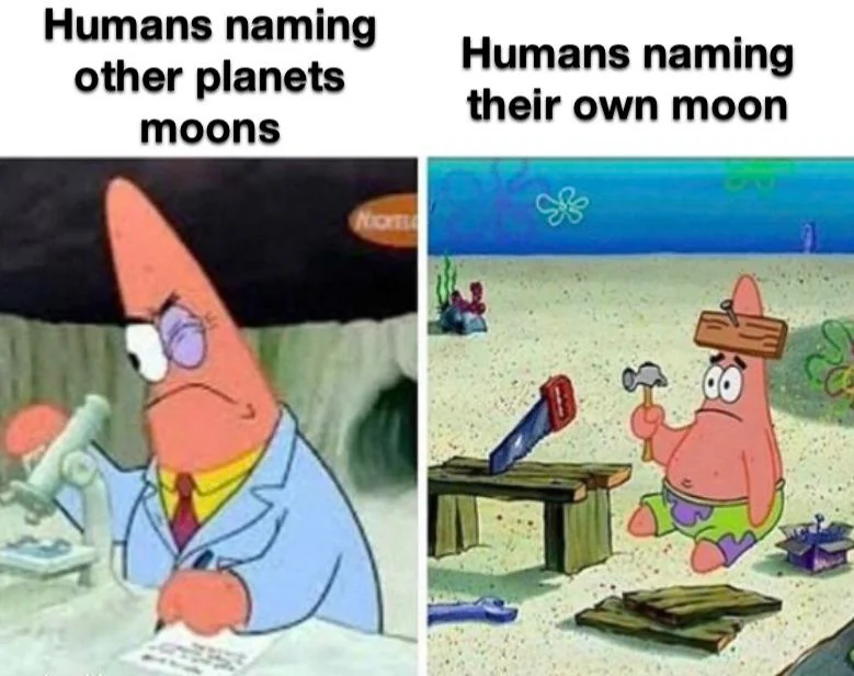25 Hilarious Moon Memes to Light Up International Moon Day 22 Humans naming other planets moon