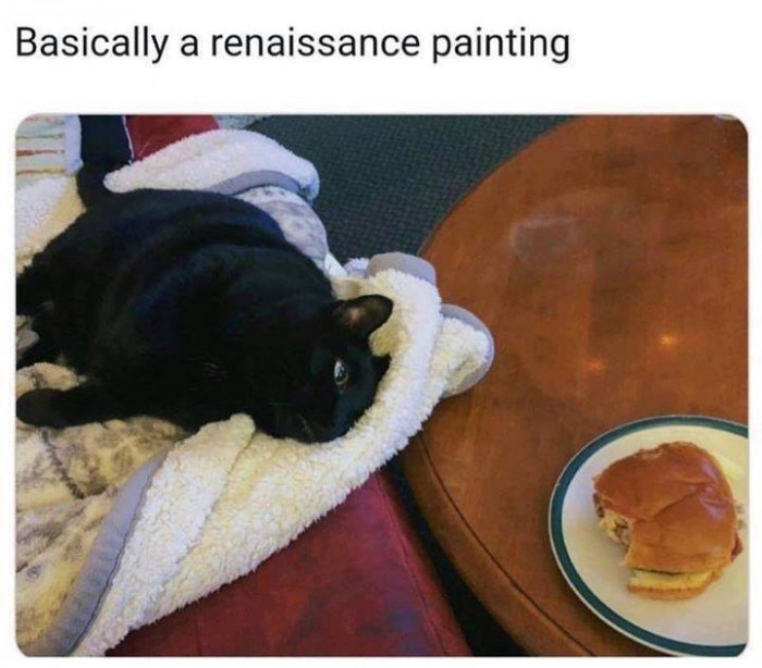 20 Fat Cat Memes That Outweigh Your Problems 13 Reniassance painting - Fat Cat Memes