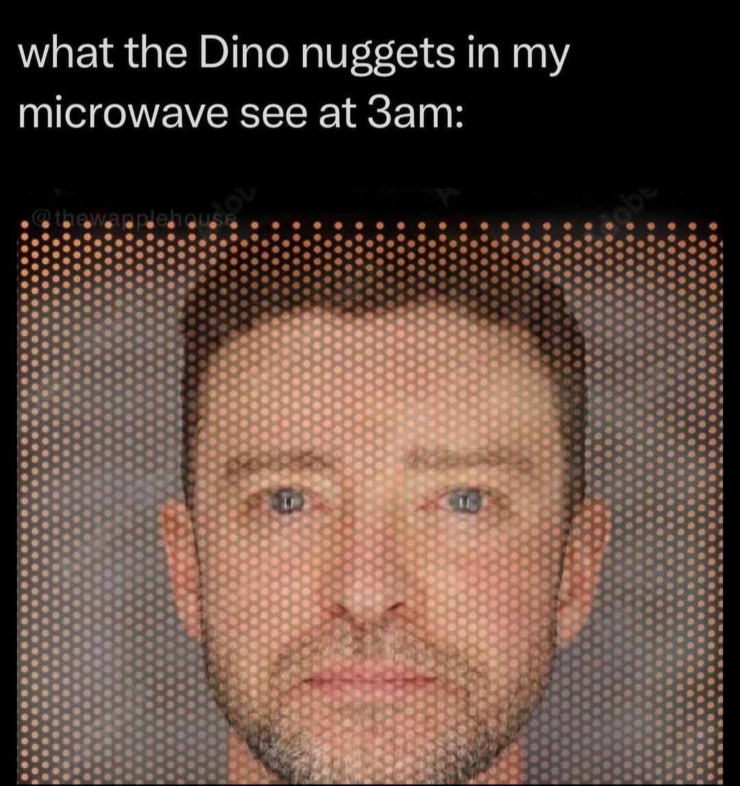 What the dino nugget sees