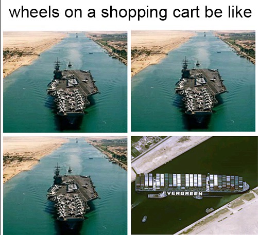 25 Hilarious Dank Memes That Are Almost Too Dark to Laugh At 16 Wheels on shopping cart - Hilarious Dank Memes