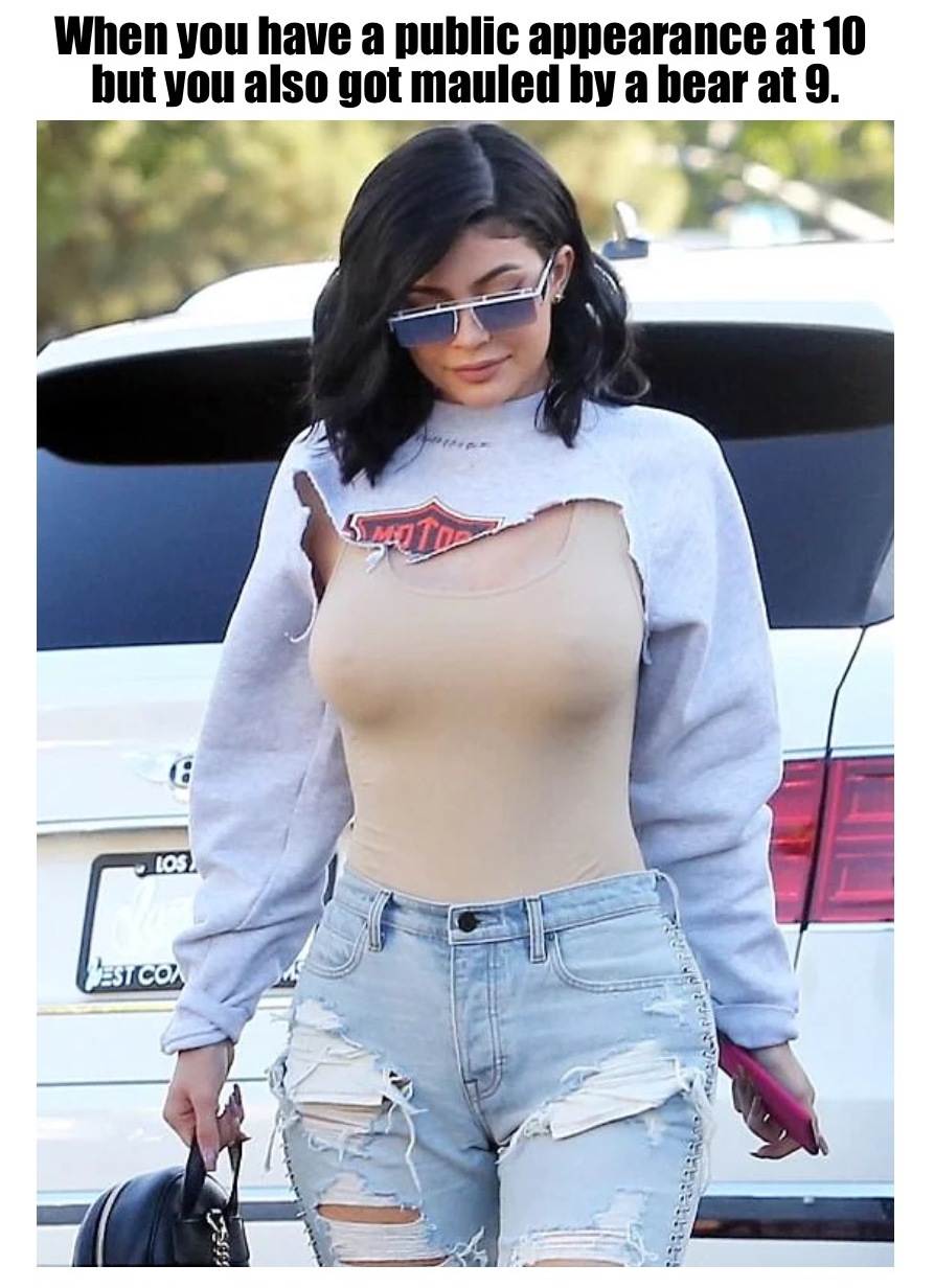 20 Fashion Memes to Celebrate Fashion Day 20 When you have a public appearance at 10 but you also got mauled by a bear at 9. - Fashion Memes