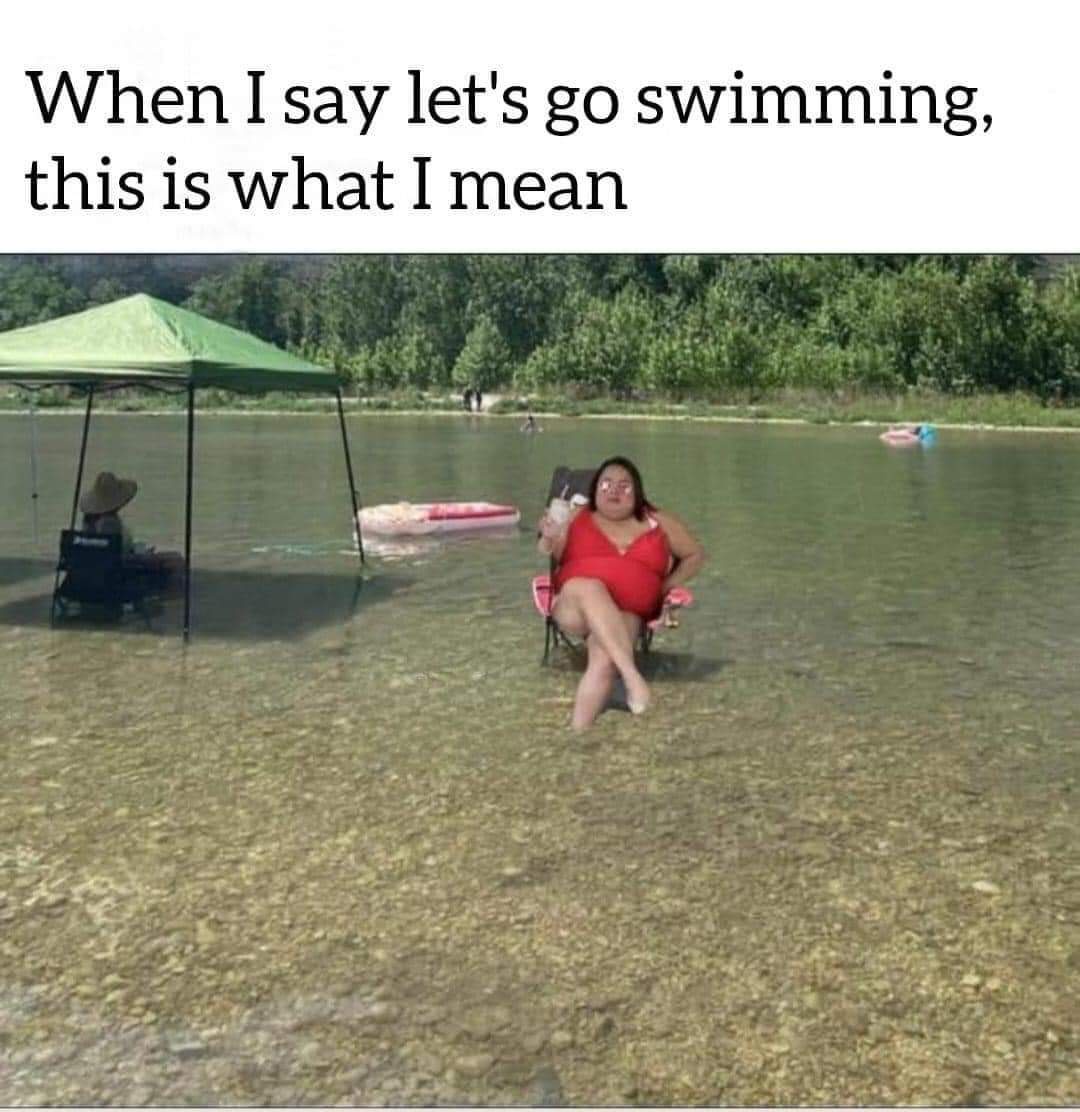 25 Swimming Pool Memes to Keep Your Laughs Above Water 23 ets go swimming