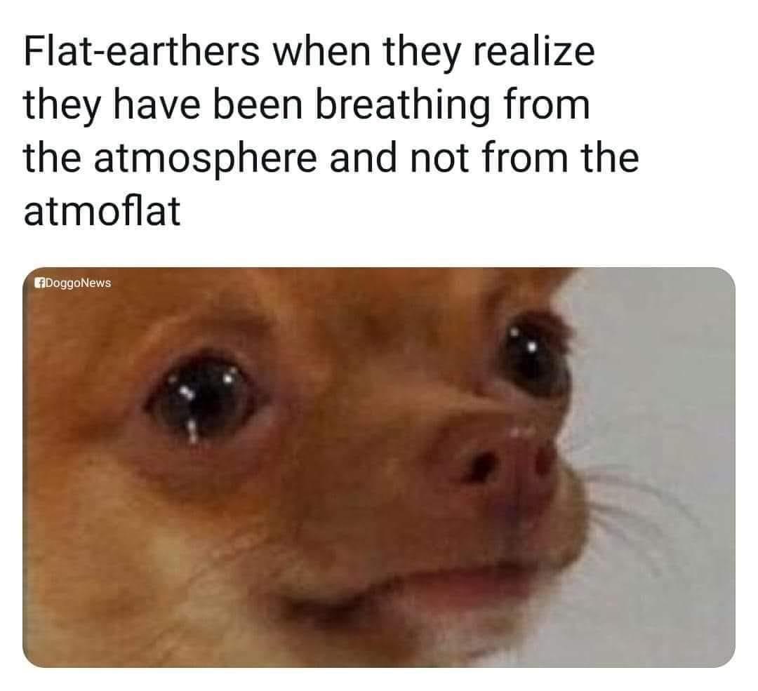 25 Hilarious Dank Memes That Are Almost Too Dark to Laugh At 5 flat earthers when they realize - Hilarious Dank Memes