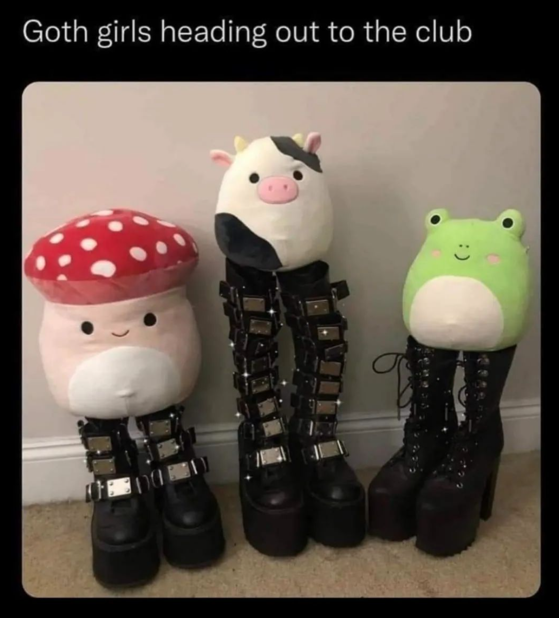 30 Goth Memes That'll Put You Under a Laughter Spell 27 h girls heading out