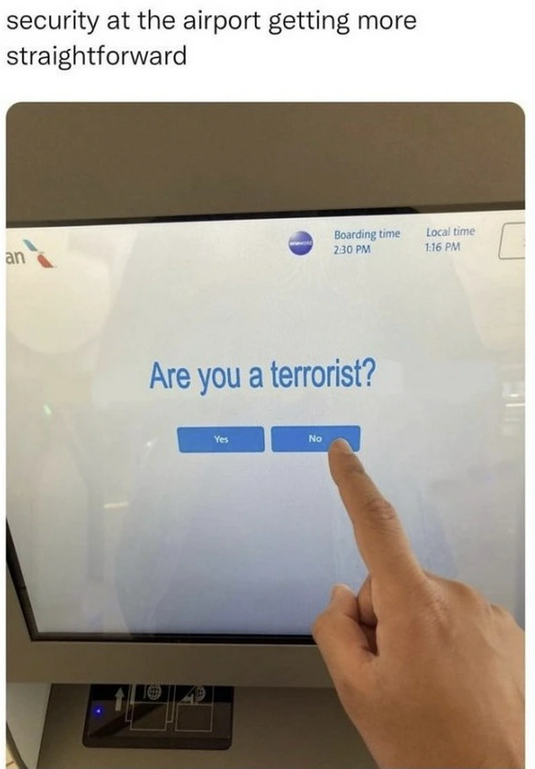 20 Memes That Will Make You Spit Out Your Drink 10 security at the airport
