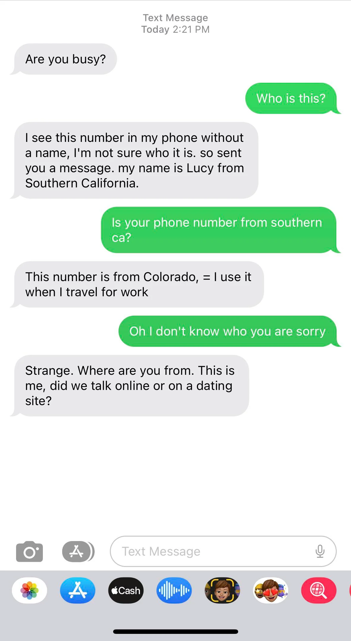 23 Funny Awkward Texts That Will Make You Cringe for Days 1 Are you busy - Funny Awkward