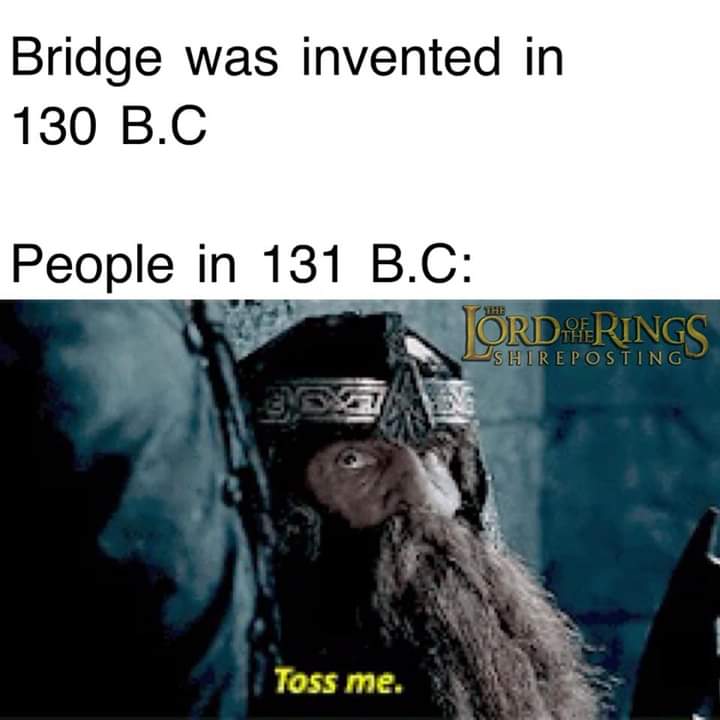 20 Memes So Rare, They Should Be in a Museum 5 Bridge was invented
