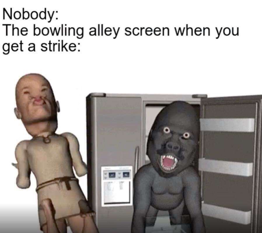 20 Bowling Memes That Will Knock You Down with Laughter 4 Chimpanzee - Bowling Memes
