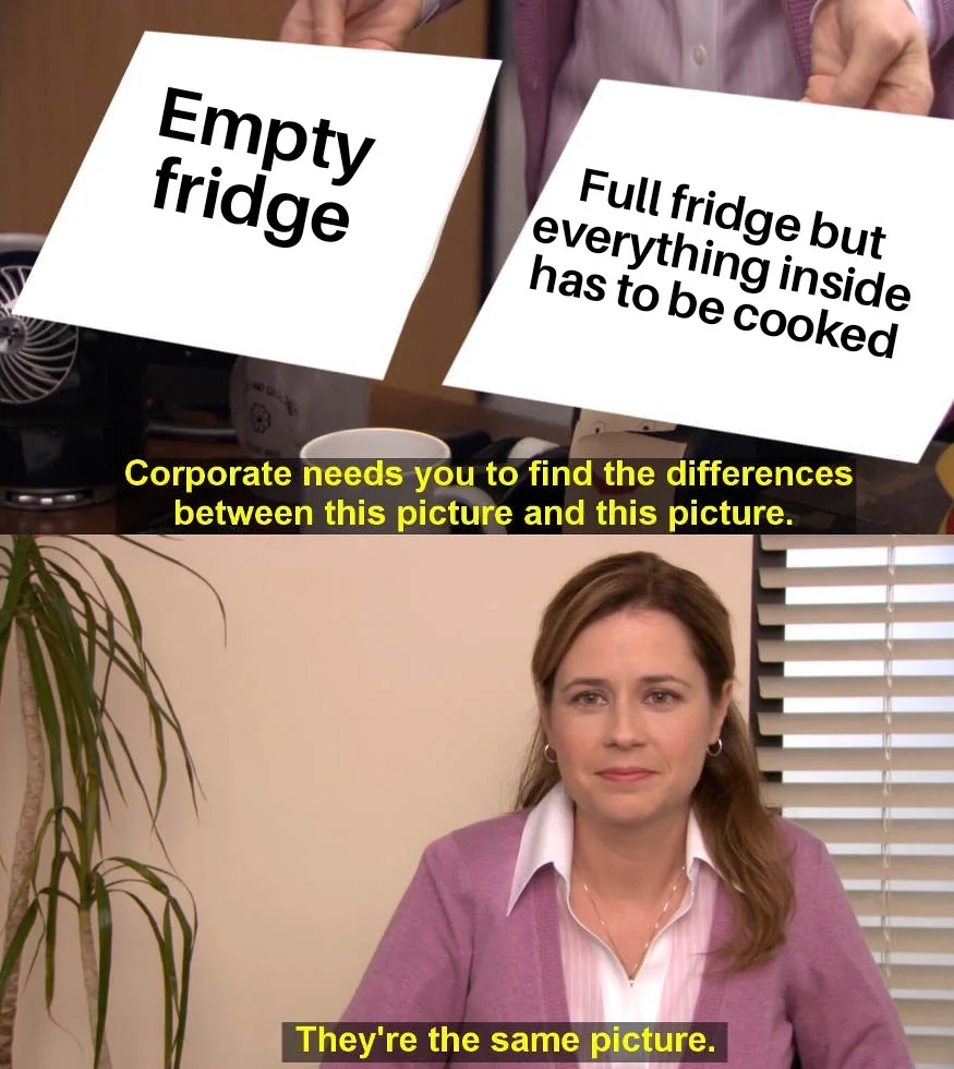 20 Cooking Memes That Are a Recipe for Laughter 7 Empty fridge - Cooking Memes