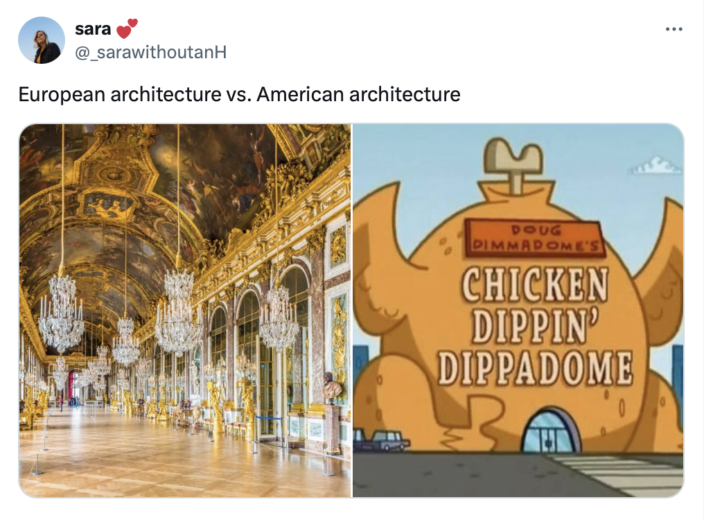 20 US vs Europe Tweets That Highlight the Funniest Differences 7 European architecture vs. American architecture - US vs Europe Tweets