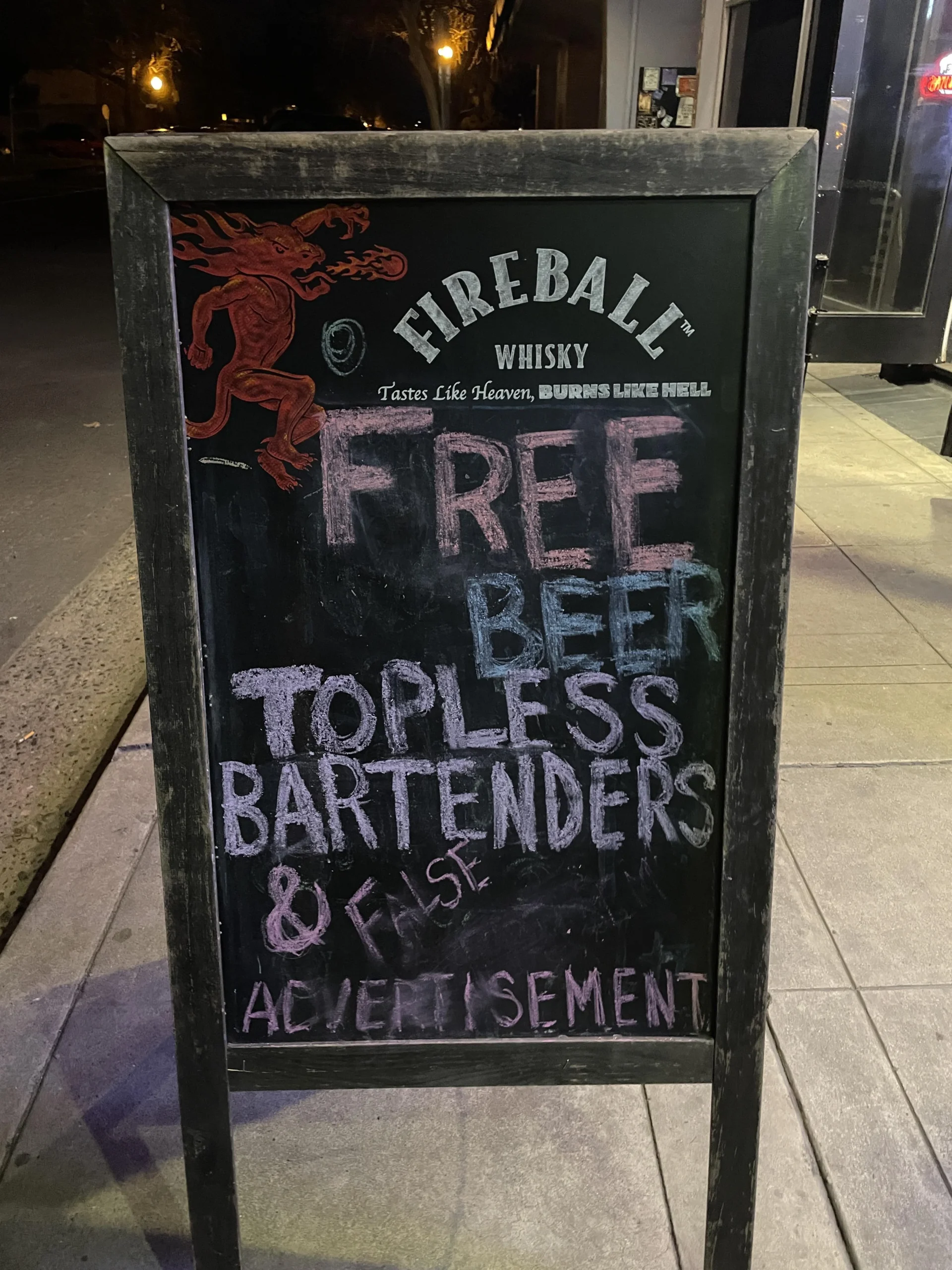 22 Funny Chalk Board Signs That Are Better Than the Menu 5 False advertisement- Funny Chalk Board Signs