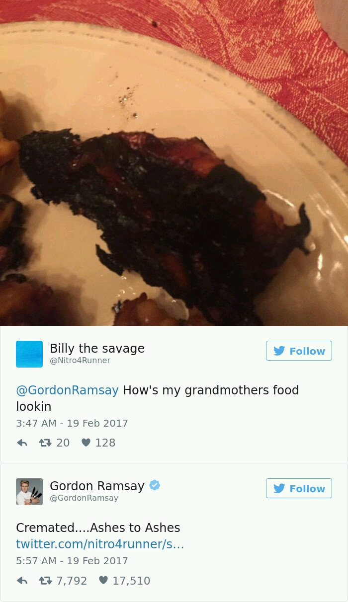 35 Iconic Gordon Ramsay Comments That Destroyed Amateur Chefs 6 grand mothers food looking - gordon Ramsay comments