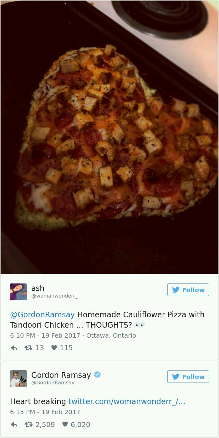 35 Iconic Gordon Ramsay Comments That Destroyed Amateur Chefs 32 Home made cauliflower