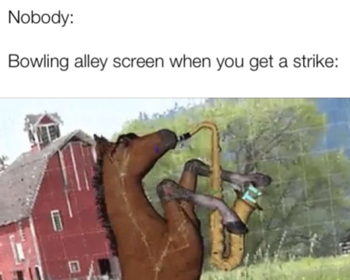 20 Bowling Memes That Will Knock You Down with Laughter 8 Horse dancing - Bowling Memes