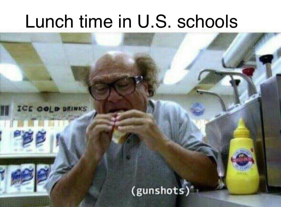 35 Wicked Wednesday Memes To Make Hump Day Better 32 Lunch time in us school