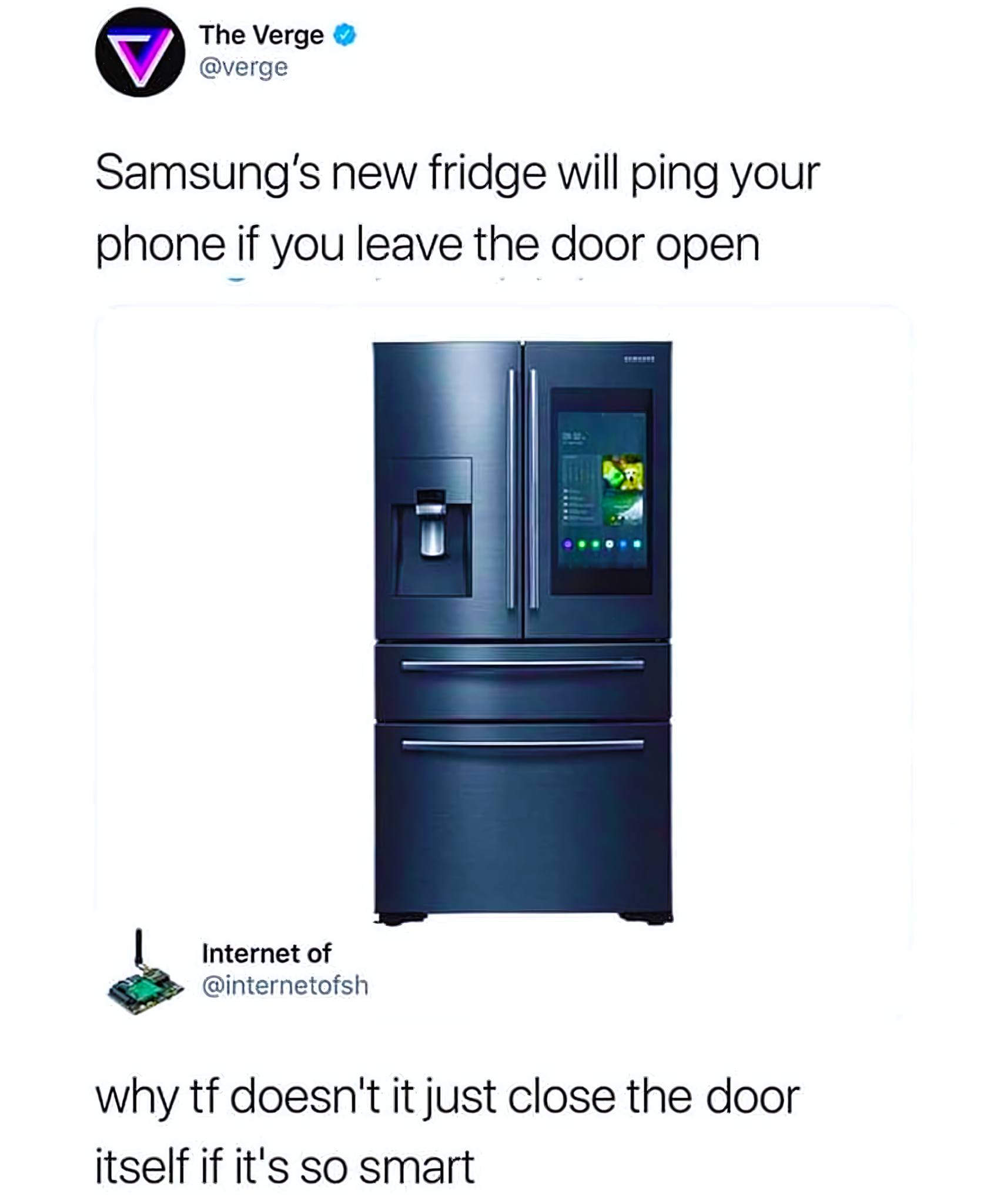 35 Epic Comments That Completely Overshadowed the Original Post 22 Samsungs new fridge - Epic Comments