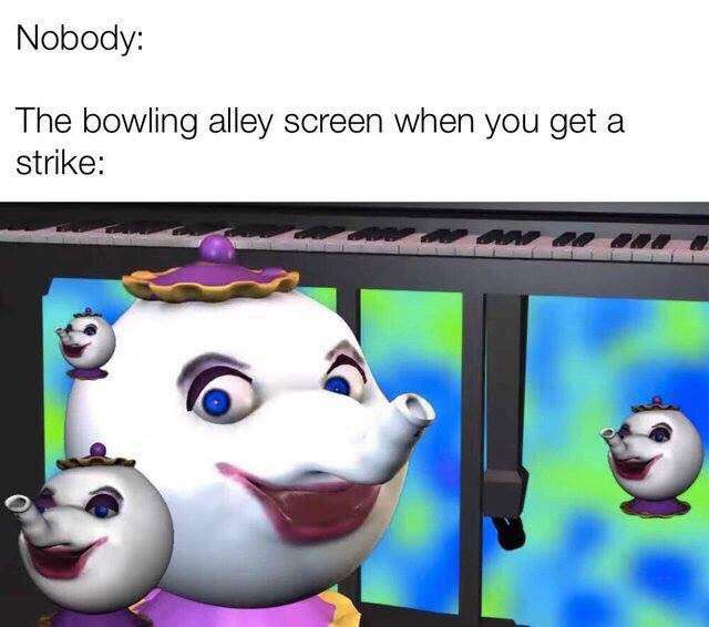 20 Bowling Memes That Will Knock You Down with Laughter 15 The bowling alley screen - Bowling Memes