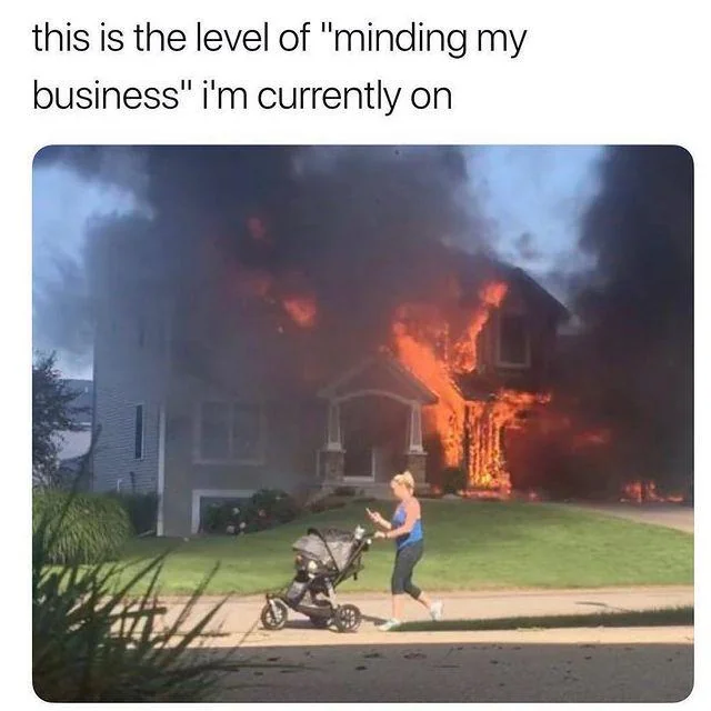 16 Memes About The Art Of Minding Your Own Business 7 This is the level