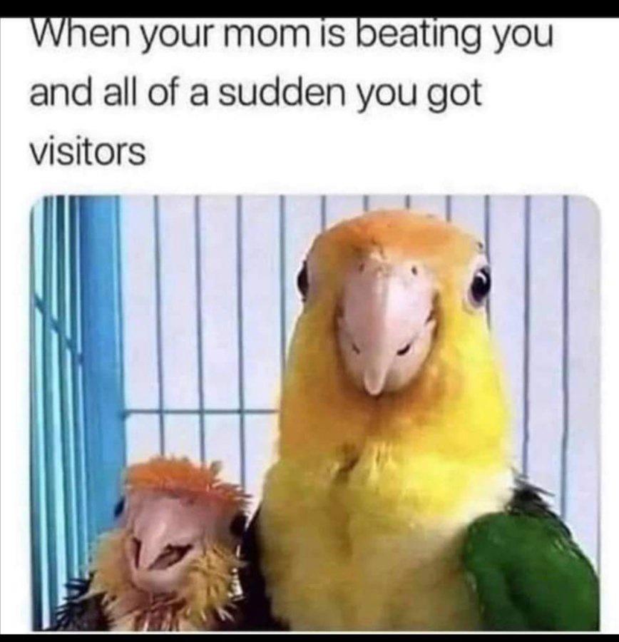 When your mom is beating you - Relatable Memes