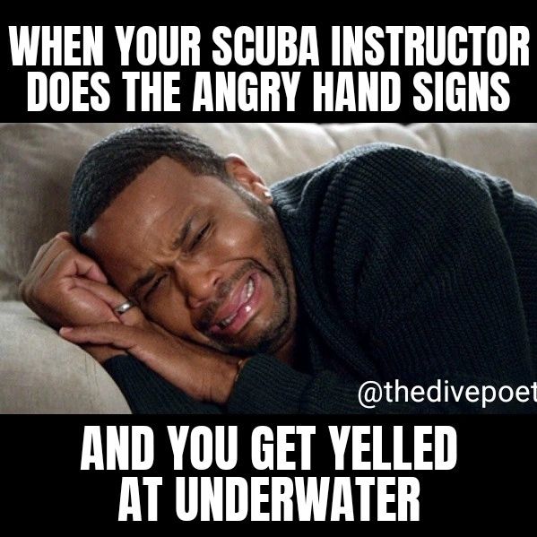 20 Scuba Memes to Dive Into on International Scuba Day 19 When your scuba instructor - Scuba Memes