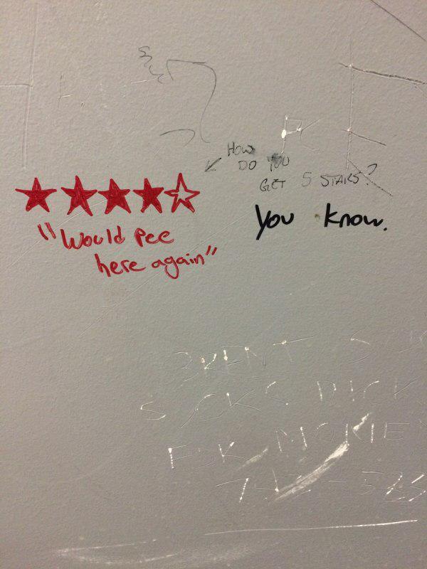 45 Funny Writings You Will Find In Public Bathrooms 45 You know
