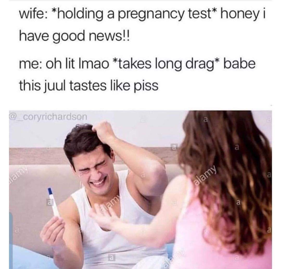 20 Memes That Defy All Known Laws of Humor 7 holding a pregnancy test