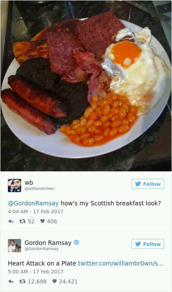 35 Iconic Gordon Ramsay Comments That Destroyed Amateur Chefs 14 Scottish breakfast - gordon Ramsay comments