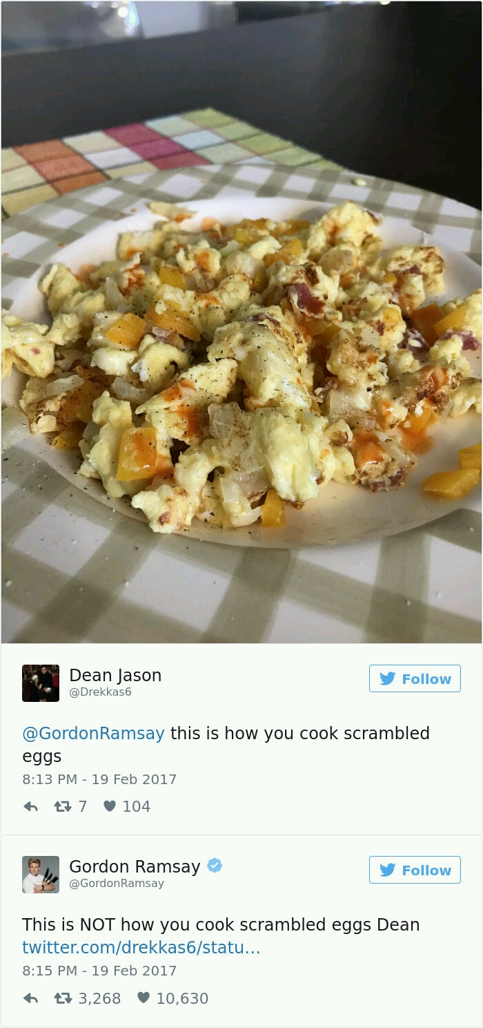 35 Iconic Gordon Ramsay Comments That Destroyed Amateur Chefs 16 this is how you cook scrambled eggs - gordon Ramsay comments