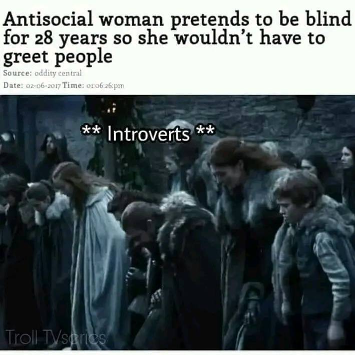 24 Classic Introvert Memes That Celebrate the Art of the Social Escape 1 Antisocial woman - Classic Introvert Memes