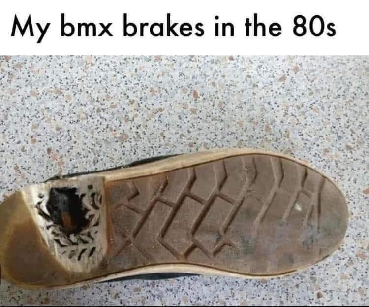25 Classic Photos from the 70s and 80s That Will Take You Back in Time 22 BMX brakes