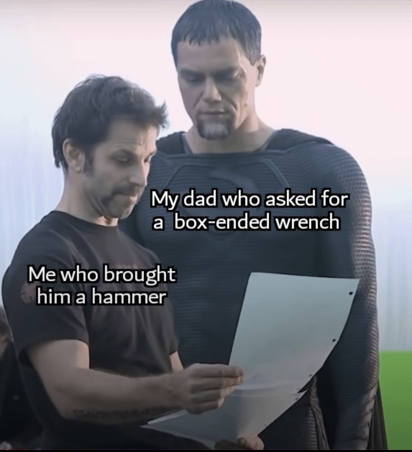 25 Memes to Confuse, Amuse, and Make You Lose Track of Time 24 Brought him a hammer