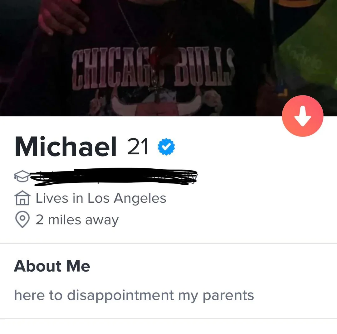 These Unusual Tinder Bios Will Make You Swipe Right Every Time 13 Here to disappointment