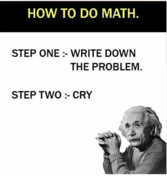 How to do math - math memes