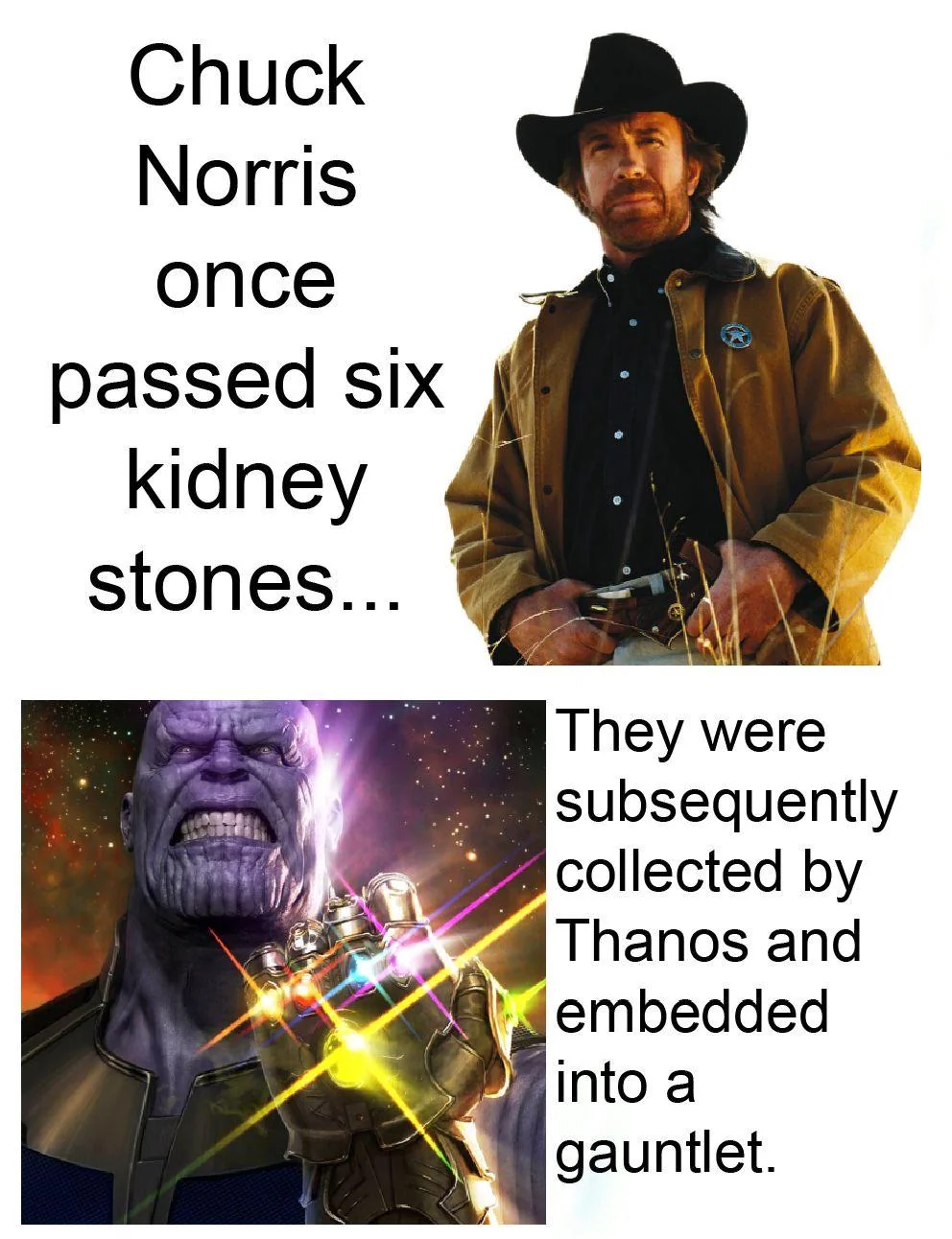 40 Chuck Norris Memes That Will Make You Chuckle 39 Passed six infiniti stones