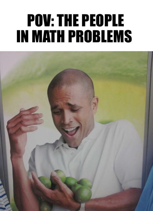 People in math problem