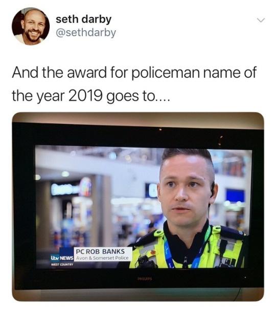 27 British Humor Gems That Could Make a Queen's Guard Crack a Smile 27 Policeman names