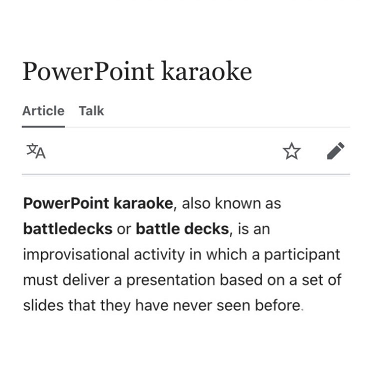 20 Hilarious Wiki Finds, You’ll Think We’re Pulling Your Leg 18 Powerpoint Karaoke - Hilarious Wiki Finds