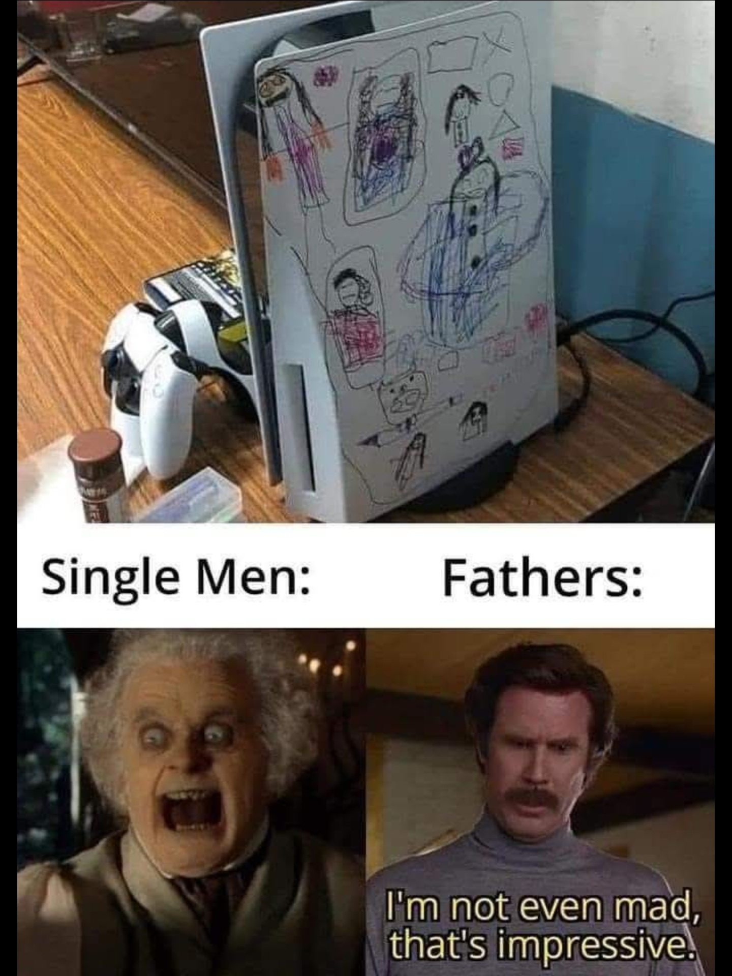 Single men vs fathers
