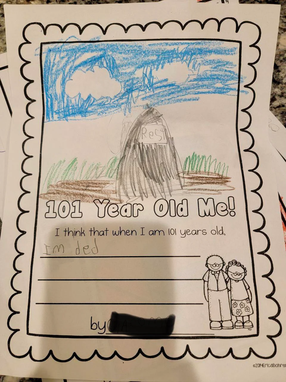 The kid is a realist.  - Kids’ Homework