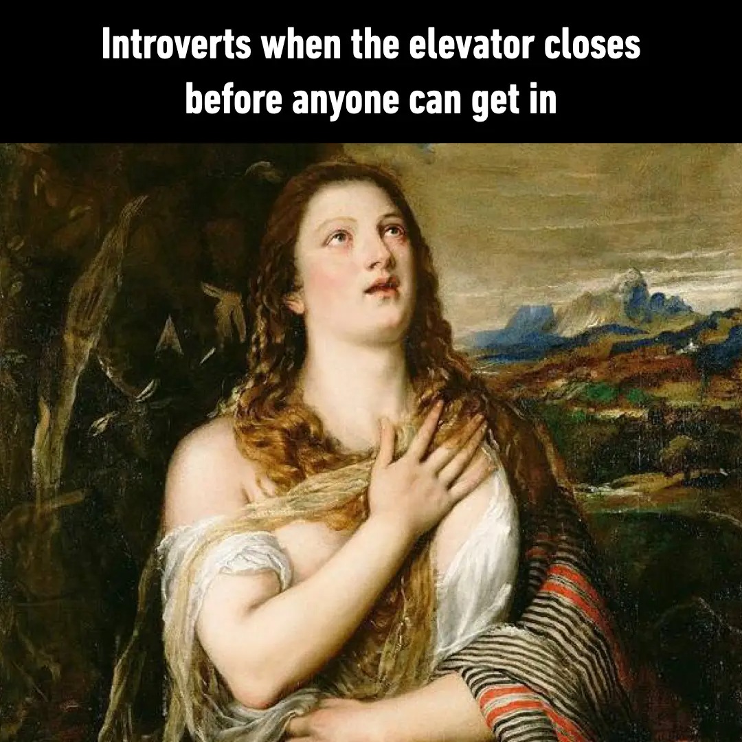 24 Classic Introvert Memes That Celebrate the Art of the Social Escape 20 When elevator closes.jpeg - Classic Introvert Memes